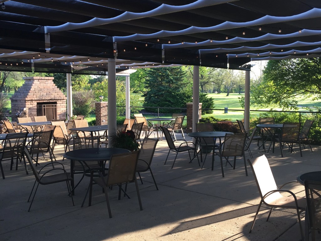 covered patio area